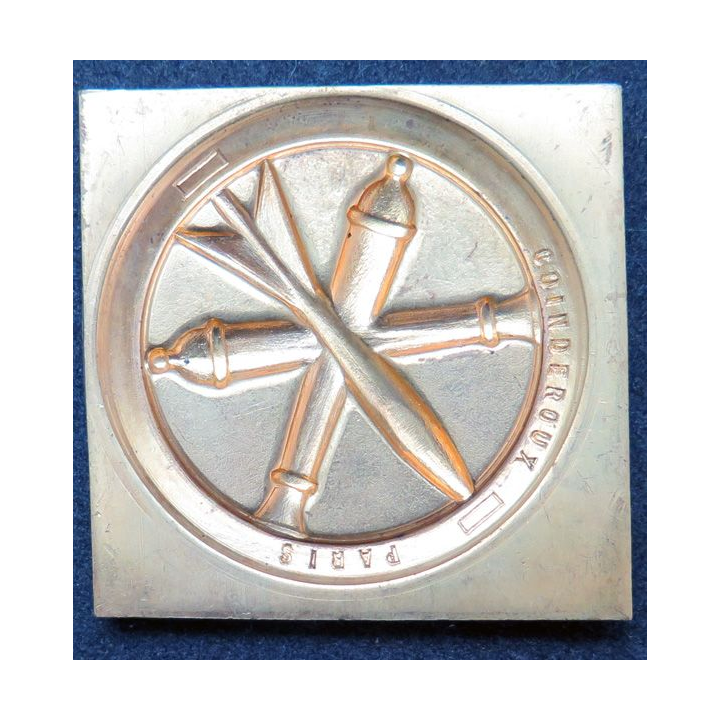 Matrice de l'insigne de béret de l'artillerie fabrication Coinderoux