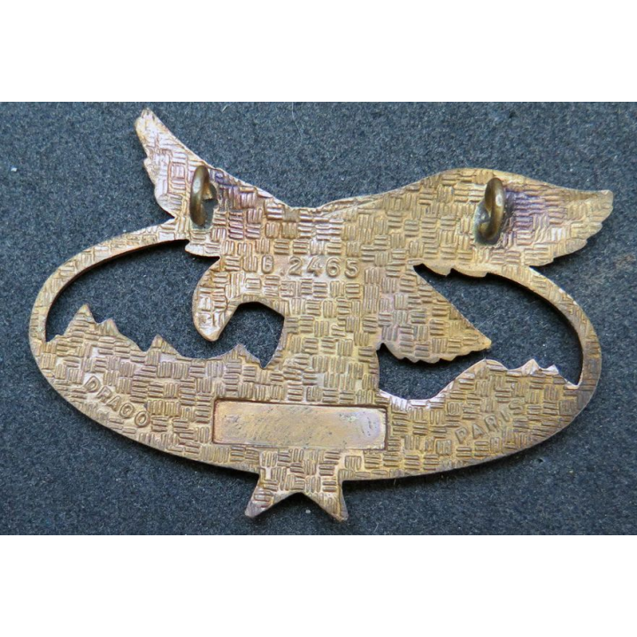 BQTM : Brevet de qualification des troupes de montagne de fabrication Drago Paris G. 2465 émail