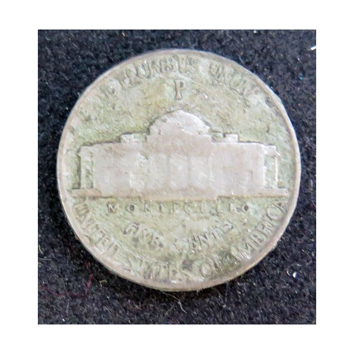 USA : Pièce de 5 cent 1943