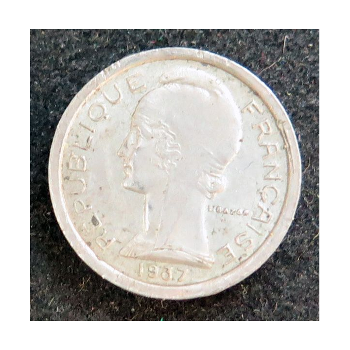 FRANCE : jeton de téléphone public PTT 1937 L. Bazor Cupro Nickel