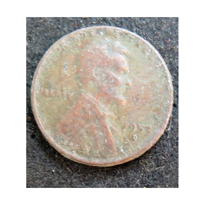 USA : Pièce de 1 cent 1953 D