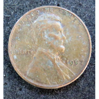 USA : Pièce de 1 cent Lincoln 1957