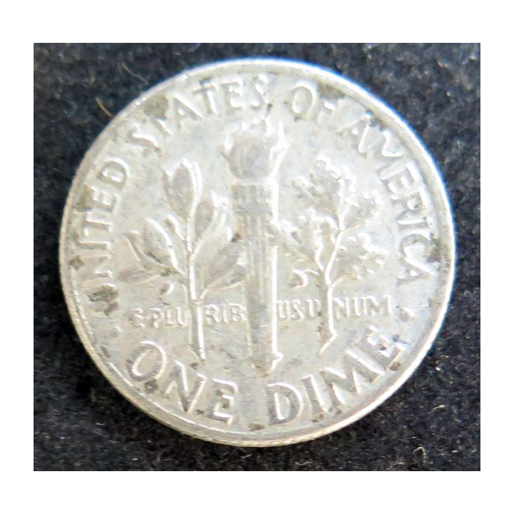 USA : Pièce de 1 Dime 1958 Roosevelt argent