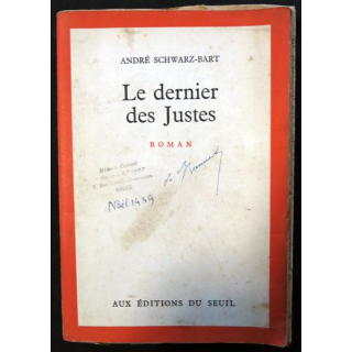 Le Dernier des justes de André Schwarz-Bart aux éditions du Seuil (1959)
