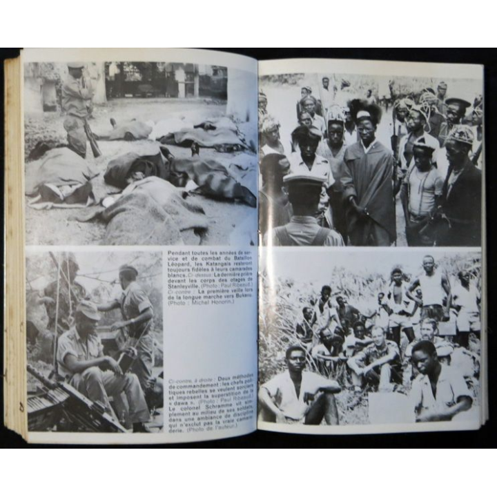 Le bataillon Léopard souvenirs d'un africain blanc de Jean Schramme aux éditions Robert Laffont