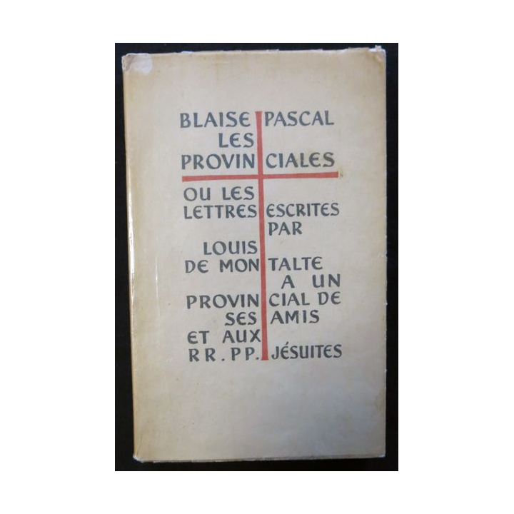 Les provinciales Tome 1 de Blaise Pascal aux éditions de Cluny