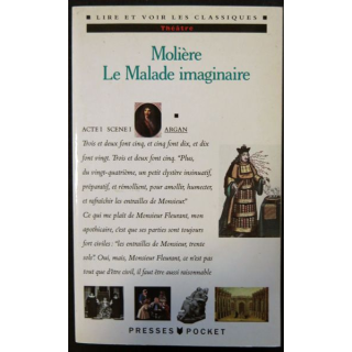Molière le malade imaginaire Collection  Claude Aziza aux éditions Presses Pocket