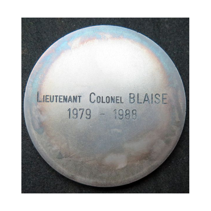 SCERCAT : Médaille en métal argenté du SCERCAT attribuée au LCL Blaise 1981-1988