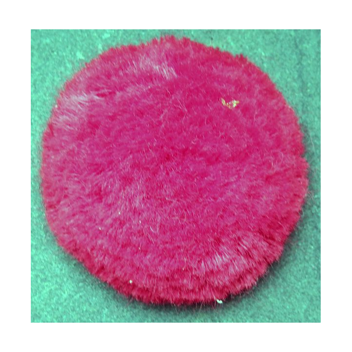 Pompon rouge de bachi de marin de diamètre 8 cm