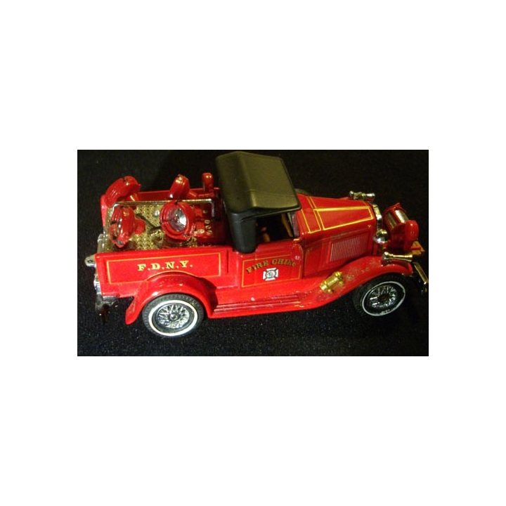 MATCHBOX MODELS OF YESTERYEAR YFE12 1930 FORD BATTALION CHIEF