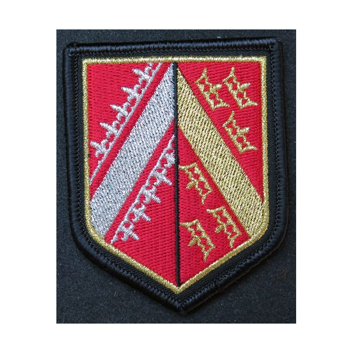 Insigne tissu de bras de la gendarmerie Région Alsace sur scratch