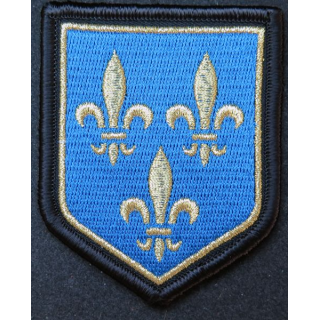 Insigne tissu de la région de Gendarmerie ile de France sur scratch