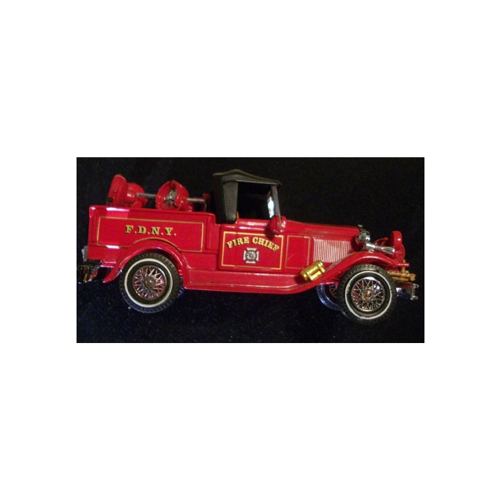 MATCHBOX MODELS OF YESTERYEAR YFE12 1930 FORD BATTALION CHIEF