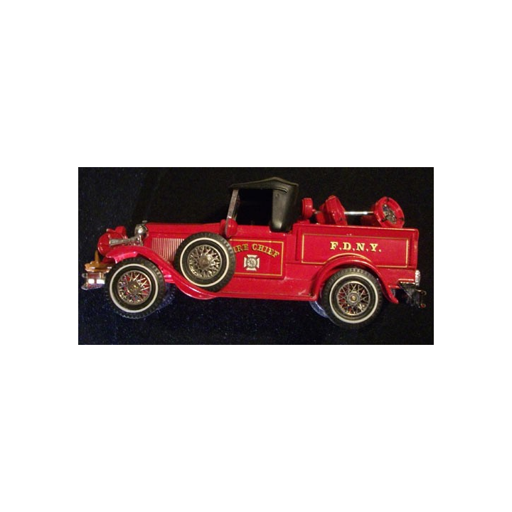 MATCHBOX MODELS OF YESTERYEAR YFE12 1930 FORD BATTALION CHIEF
