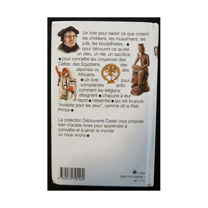 Le Livre des religions - Collection Découverte Cadet de Jacqueline Vallon aux éditions Gallimard (1989)