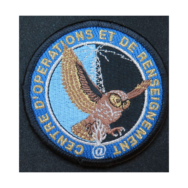 GENDARMERIE COR : insigne tissé du centre d'opérations et de renseignement de la gendarmerie nationale
