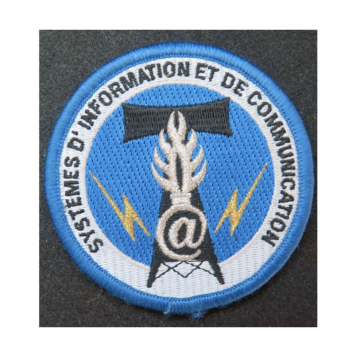 GENDARMERIE SIC : insigne tissé des systèmes d'information et de communication