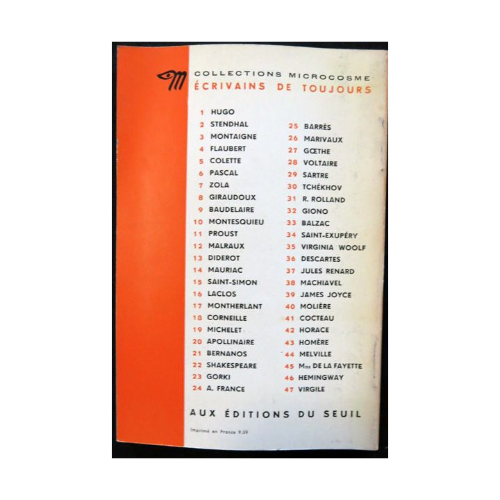 Virgile de Jacques Perret aux éditions du Seuil (1959)