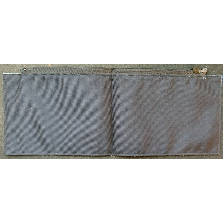 bande fluo de la police nationale 11 x 30 cm fermeture éclair