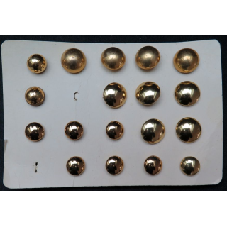 Plaque de boutons en laiton pour uniformes de soldat 