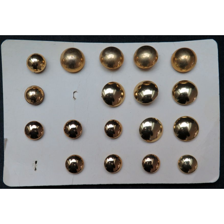 Plaque de boutons en laiton pour uniformes de soldat 