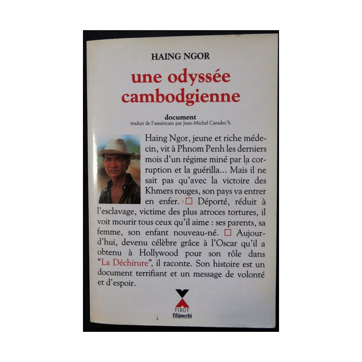 Une odyssée cambodgienne de Haing Ngor aux éditions Fixot Filipacchi