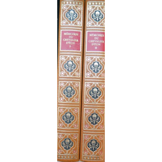 Mémoires du Chevalier d'Eon tomes 1 & 2 Editions de Saint-Clair 1967