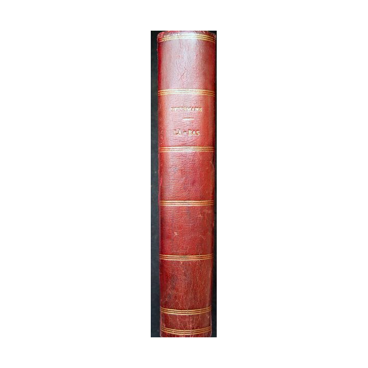 Là-bas de J.K Huysmans 1893 demi cuir