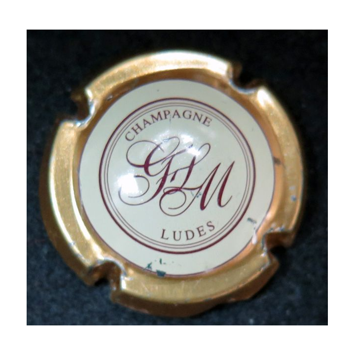 Capsule Muselet de bouteille de champagne GAIDOZ-FORGET n° 2 Contour Or