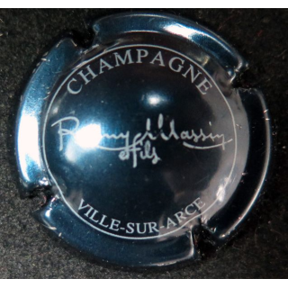 Capsule Muselet de bouteille de champagne MASSIN Rémy n° 15 marron et crème