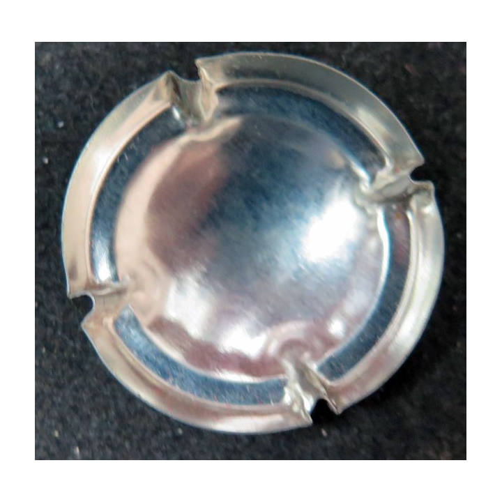 Capsule Muselet de bouteille de champagne MASSIN Rémy n° 15 marron et crème