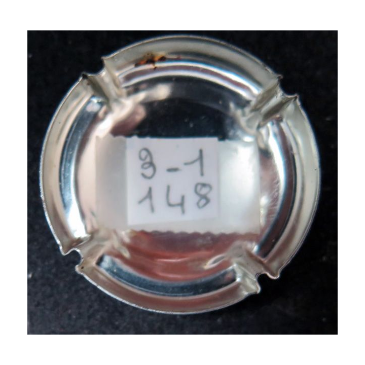 Capsule Muselet de bouteille de champagne FIGUET Bernard n° 1 Bordeaux et or