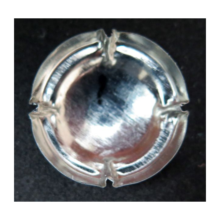 Capsule Muselet de bouteille de champagne MAISON FOUQUET'S n° 2 Blanc et gris