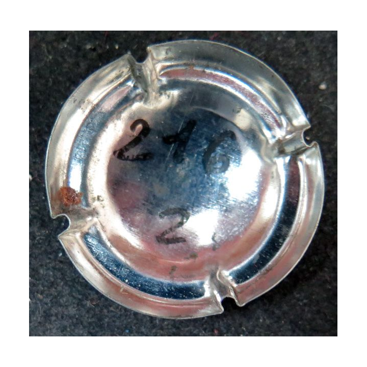 Capsule Muselet de bouteille de champagne FRESNE Emilien n° 1 contour vert foncé