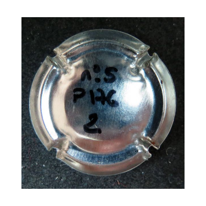 Capsule Muselet de bouteille de champagne GERBAIS Pierre n° 5 contour crème