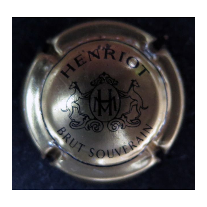 Capsule Muselet de bouteille de champagne HENRIOT n° 50 Brut souverain