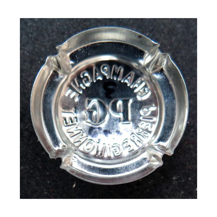 Capsule Muselet de bouteille de champagne GIMONNET Pierre n° 15b estampée métal