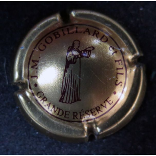 Capsule Muselet de bouteille de champagne GOBILLARD J.M. et Fils n° 5 Or Grande réserve