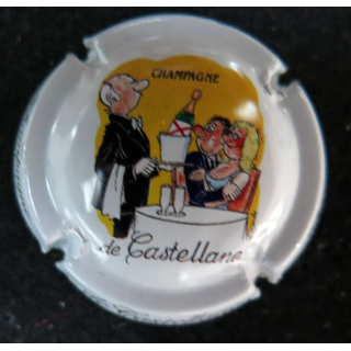 Capsule Muselet de bouteille de champagne De CASTELLANE n° 92i