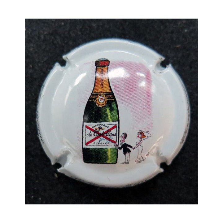 Capsule Muselet de bouteille de champagne De CASTELLANE n° 92g