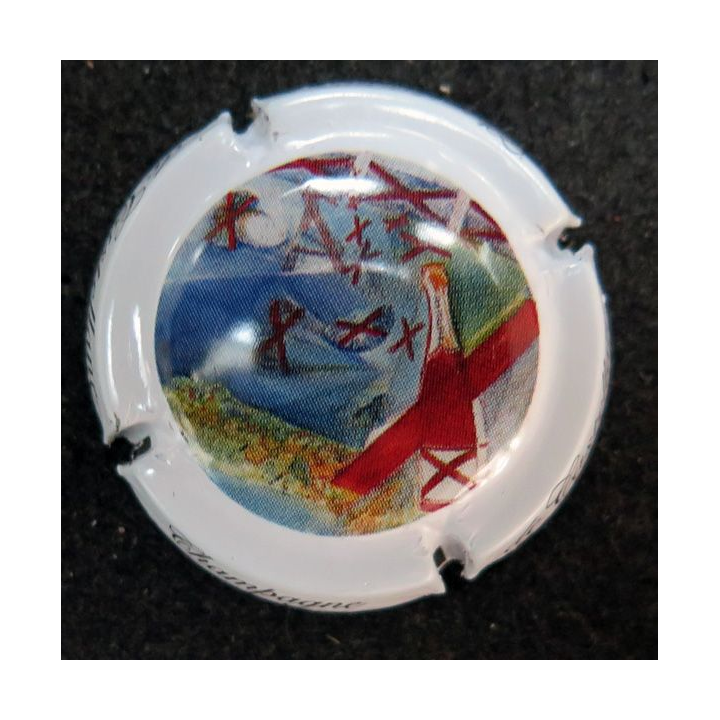 Capsule Muselet de bouteille de champagne De CASTELLANE n° 98e