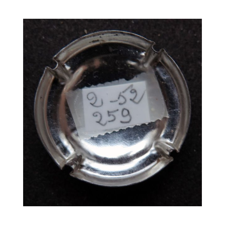 Capsule Muselet de bouteille de champagne PERRIER-JOUET n° 52 Jaune, Or et noir