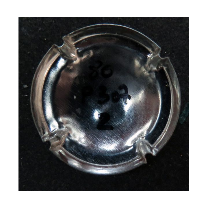 Capsule Muselet de bouteille de champagne JOSEPH PERRIER n° 80 jaune, contour or