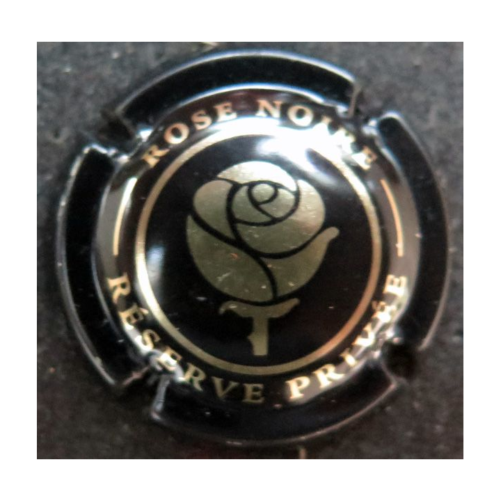 Capsule Muselet de bouteille de champagne HENRIOT n° 55 Noir et Or