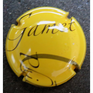 Capsule Muselet de bouteille de champagne GAMET philippe n° 14 jaune sans écusson