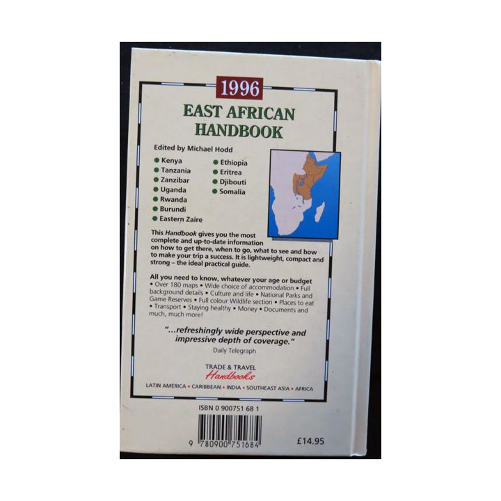 East African HandBook 1996 de Travel & Travel Handbook Edited by Michael Hodd