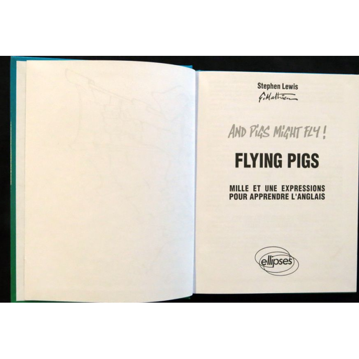 Flying Pigs de Stephen Lewis aux éditions Ellipses - Aubin Imprimeur