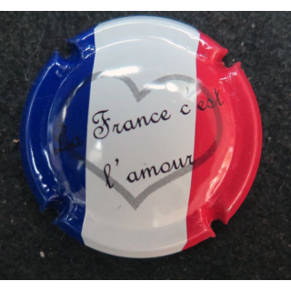 Capsule Muselet de bouteille de vin mousseux n° 74b l'Amour