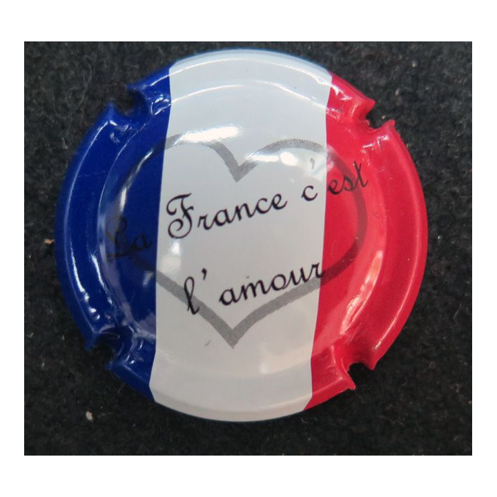 Capsule Muselet de bouteille de vin mousseux n° 74b l'Amour