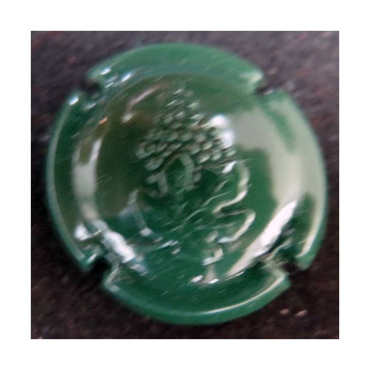 Capsule Muselet de bouteille  de crémant Val de Loire BOUVET LADUBAY n° 60c Vert foncé
